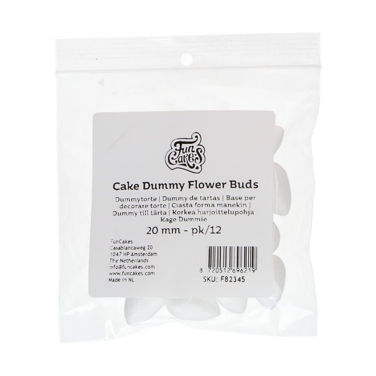 funcakes-cake-lace-dummy-flower-buds-boutons-20-mm-lot-12 image 2