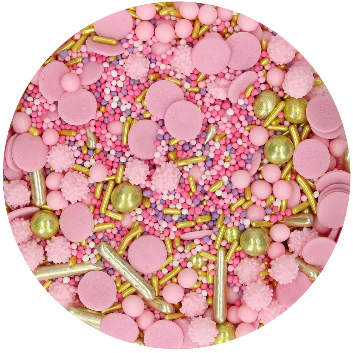 funcakes-3d-sprinkle-medley-glamour-pink-vermicelles-180-g image 2
