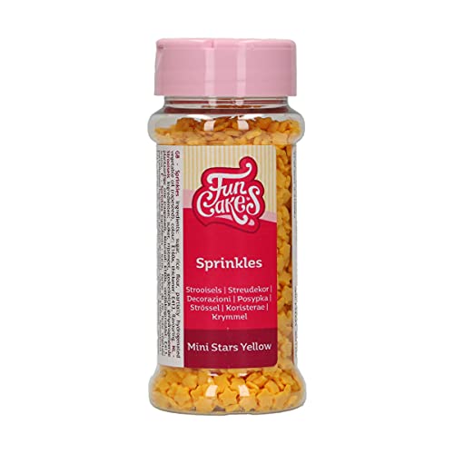 funcakes-mini-stars-yellow-sprinkles-toiles-jaunes-60-g image 3