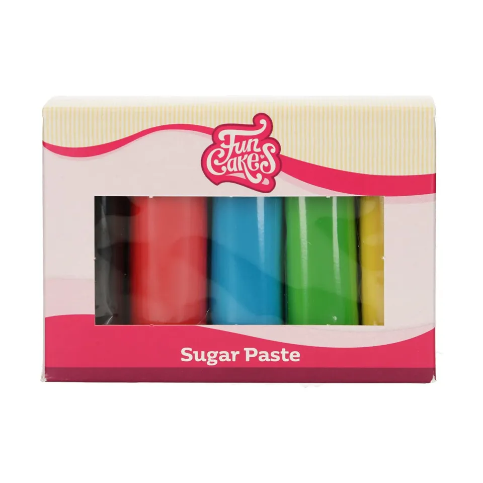 funcakes-covering-paste-multipack-fondant-5x100-g-essentiel image 1