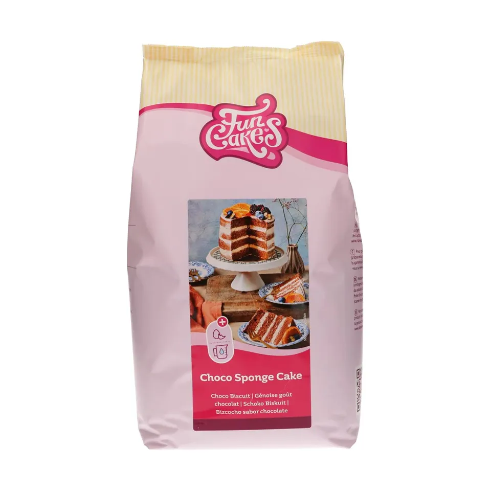funcakes-mix-for-choco-sponge-cake-pr-paration-chocolat-4-kg image 1
