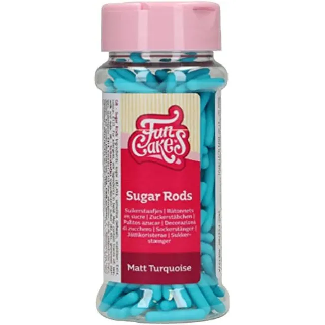 funcakes-sugar-rods-xl-vermicelles-sucre-turquoise-70-g-mat image 1