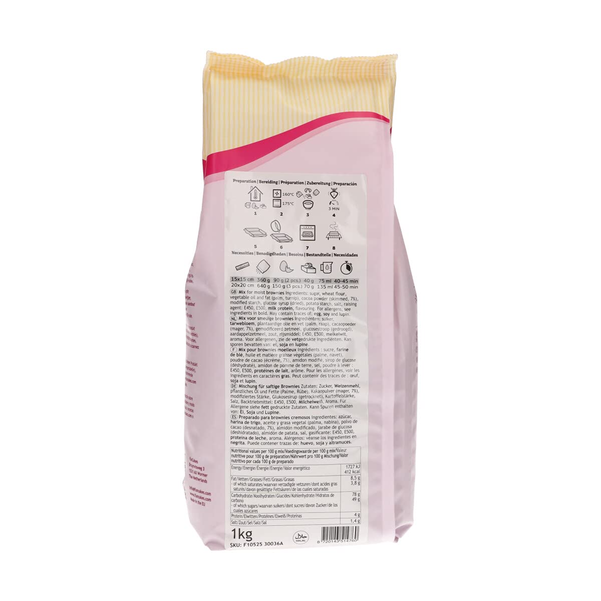 funcakes-mix-for-pr-paration-brownie-chocolat-1-kg-facile image 2