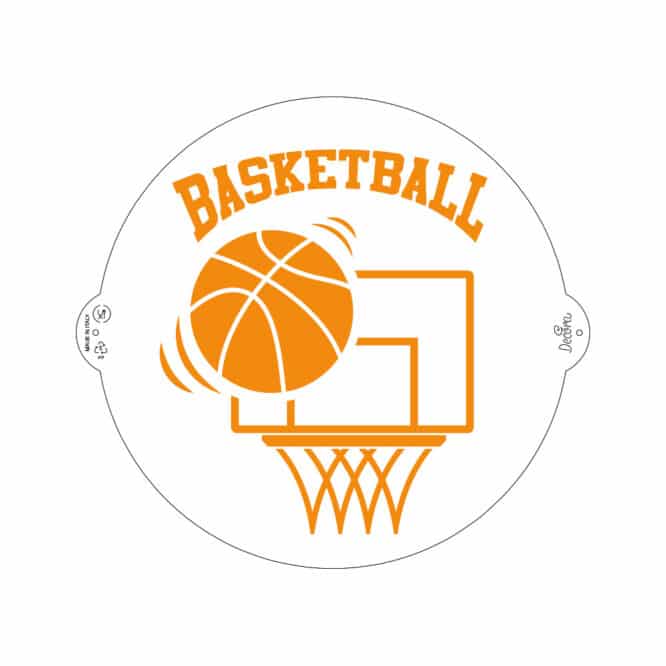decora-bake-cook-pochoir-g-teau-basketball-25-cm image 4