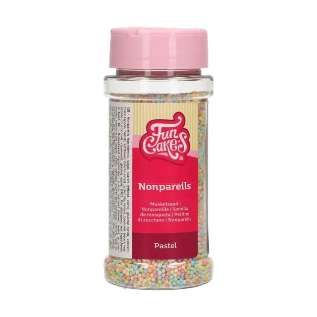 funcakes-3d-sprinkle-medley-nonpareils-vermicelles-sucre-pastel-80-g image 1