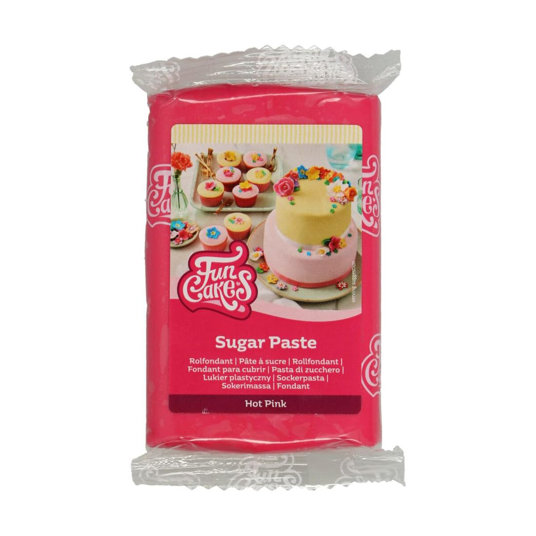 funcakes-covering-paste-p-te-sucre-hot-pink-250-g-vanille image 1