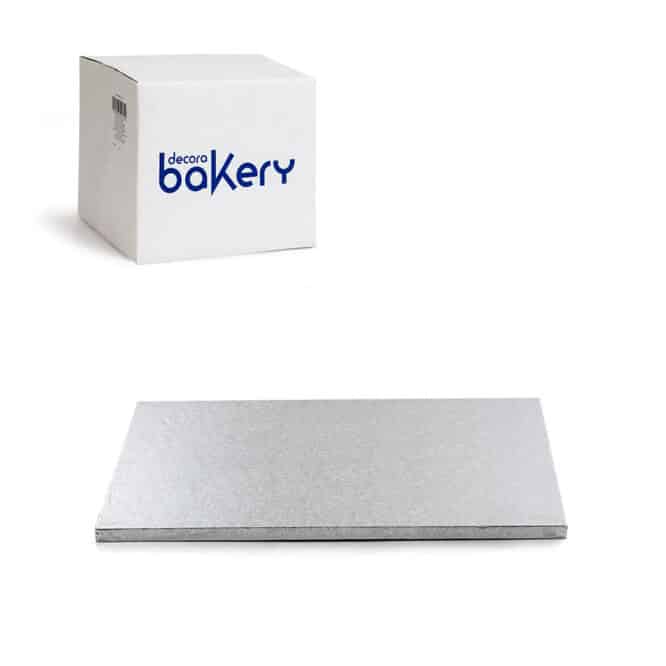 decora-bake-cook-support-g-teau-rigide-rect-argent-x10 image 3