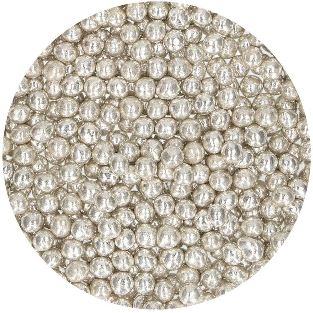 funcakes-3d-sprinkle-medley-perles-sucre-argent-55g-moelleuses image 2
