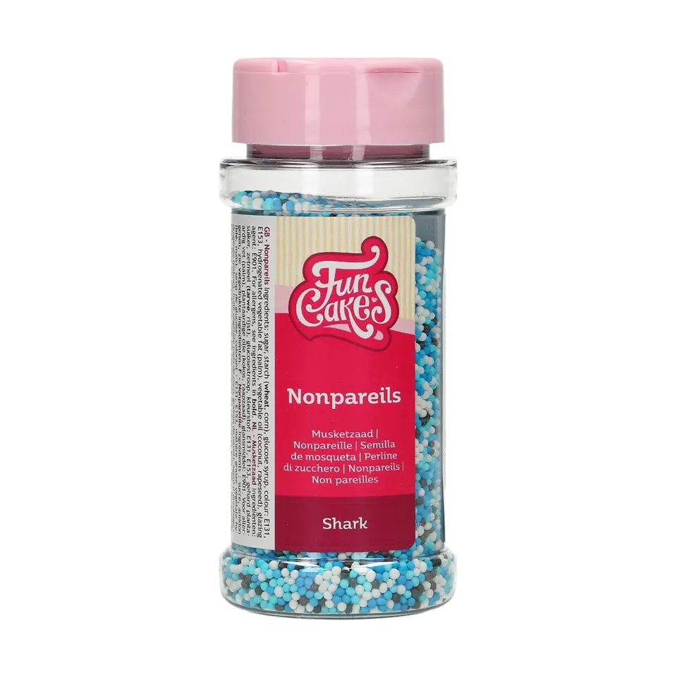 funcakes-3d-sprinkle-medley-nonpareils-shark-mix-80-g image 1