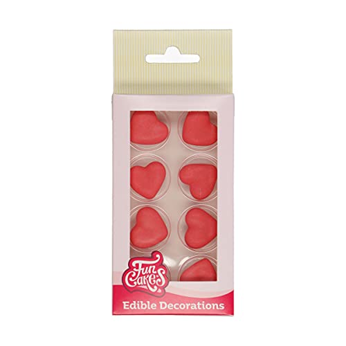 funcakes-d-corations-sucre-c-urs-rouges-8-pi-ces-sans-gluten image 6