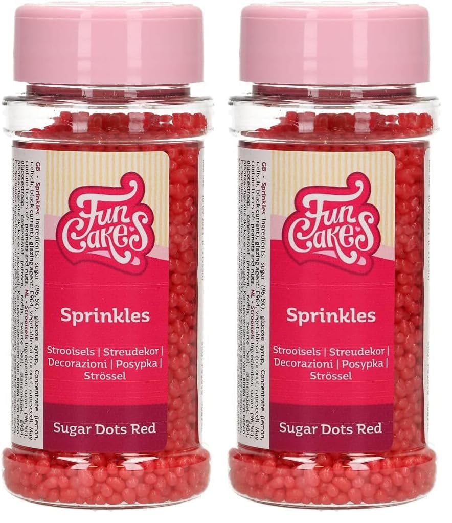 funcakes-3d-sprinkle-medley-sugar-dots-vermicelles-rouges-80-g image 4