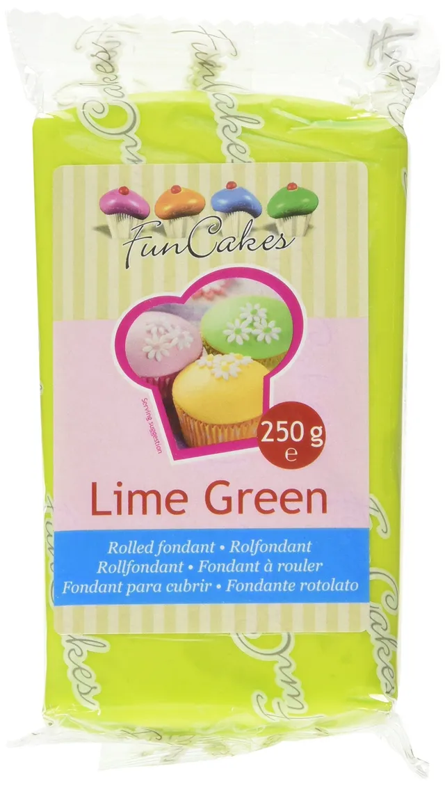 funcakes-covering-paste-p-te-sucre-vert-lime-250-g image 1