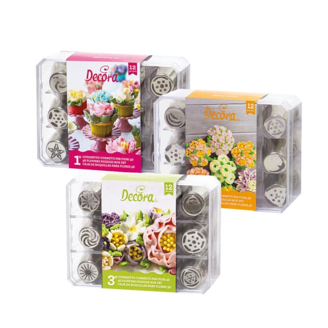 decora-bake-cook-douilles-fleurs-3d-inox-coffret-12-pi-ces image 1