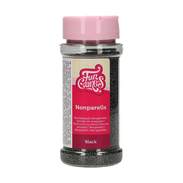 funcakes-nonpareils-vermicelles-sucre-noir-80g image 1