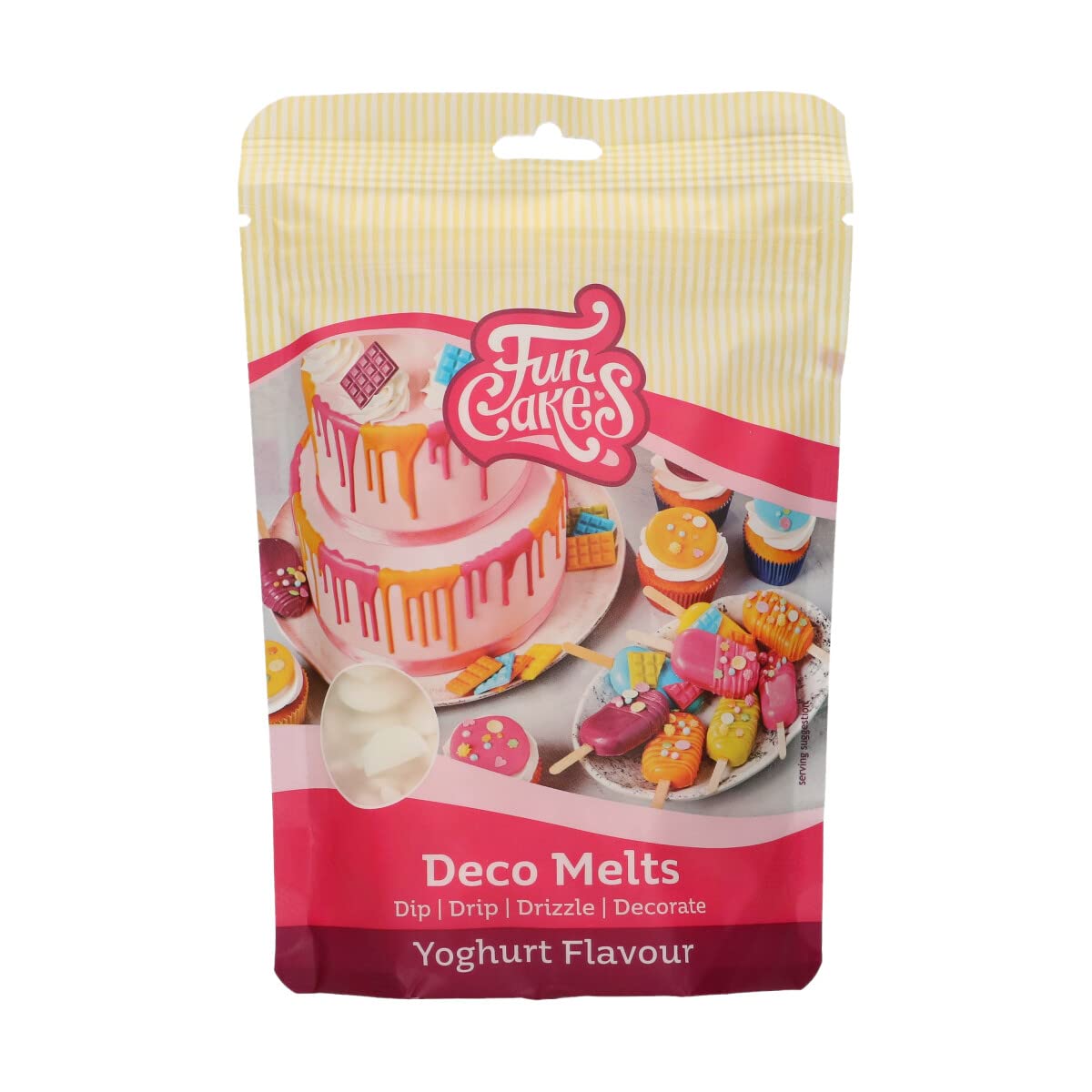 funcakes-deco-melts-pastilles-yaourt-250-g image 1