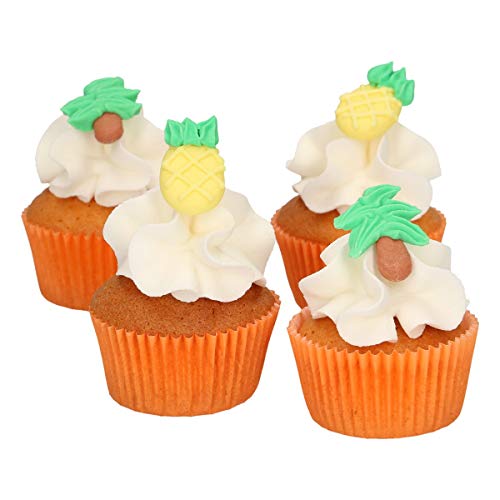funcakes-d-corations-sucre-exotic-ananas-palmiers-12-pcs image 5