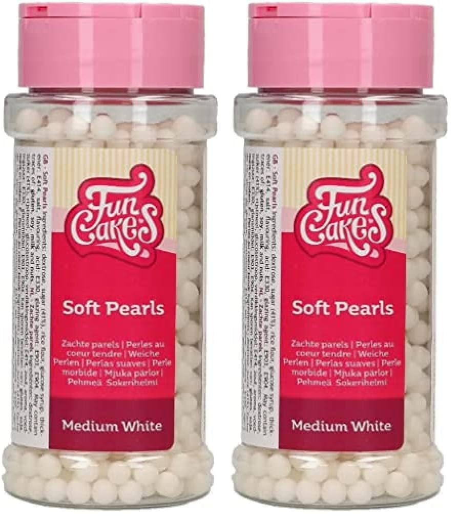 funcakes-soft-pearls-perles-en-sucre-blanc-brillant-80-g image 3