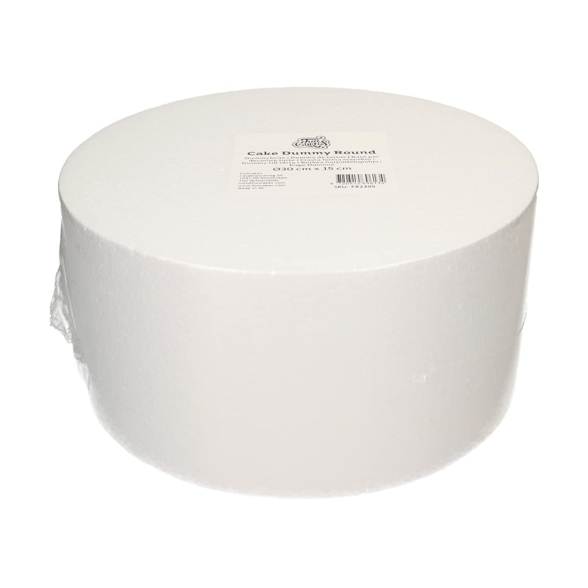 funcakes-cake-dummy-round-faux-g-teau-polystyr-ne-30-cm image 2