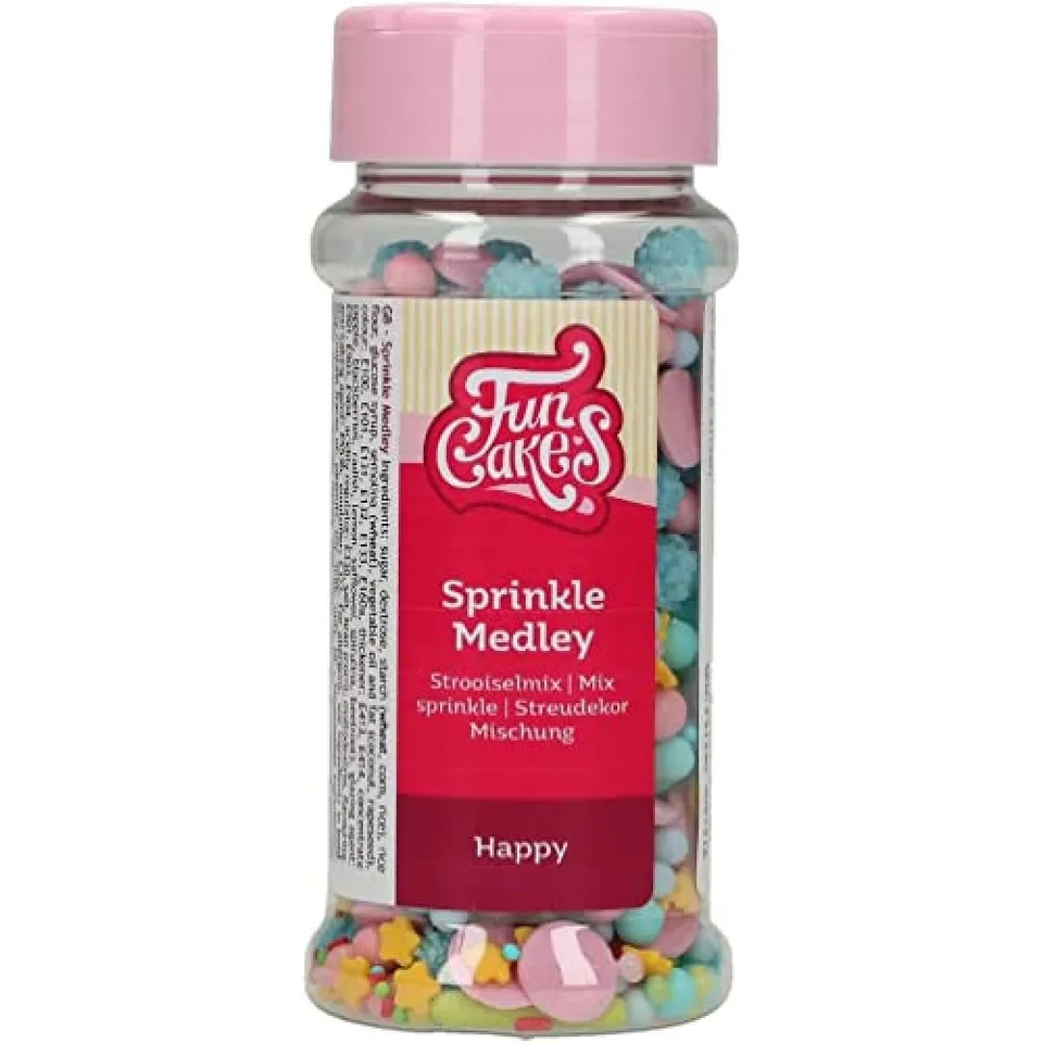 funcakes-3d-sprinkle-medley-happy-vermicelles-sucre-65-g image 1