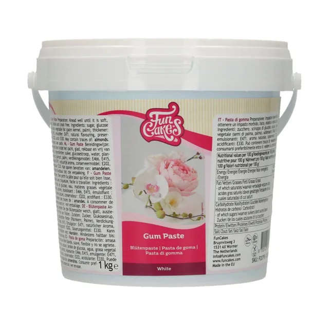 funcakes-gum-paste-p-te-fleurs-blanche-1-kg-s-chage-rapide image 1