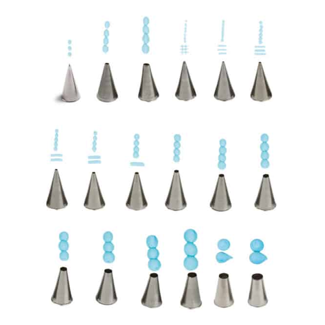 decora-bake-cook-line-cornets-ronds-moule-inox image 1