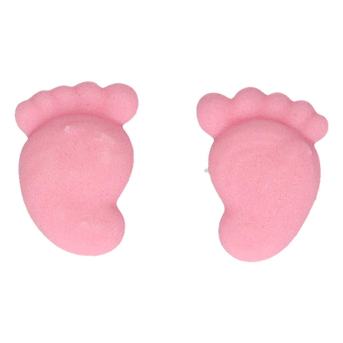 funcakes-baby-feet-pink-d-cor-en-sucre-16-pi-ces-rose image 2