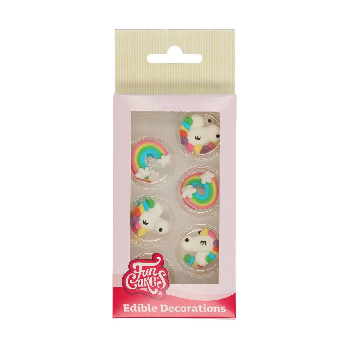 funcakes-rainbow-figurines-sucre-licorne-12-pi-ces image 1