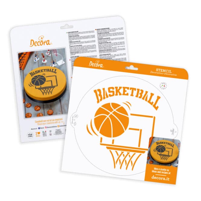 decora-bake-cook-pochoir-g-teau-basketball-25-cm image 3