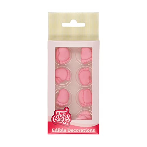 funcakes-baby-feet-pink-d-cor-en-sucre-16-pi-ces-rose image 4