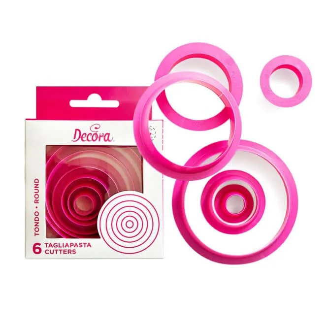decora-bake-cook-emporte-pi-ce-rond-lot-6-plastique image 1
