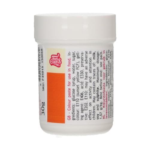 funcakes-food-colour-gel-colorant-p-te-orange-30-g image 3