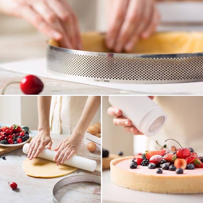 decora-bake-cook-cercle-tarte-microperfor-inox-rond image 2
