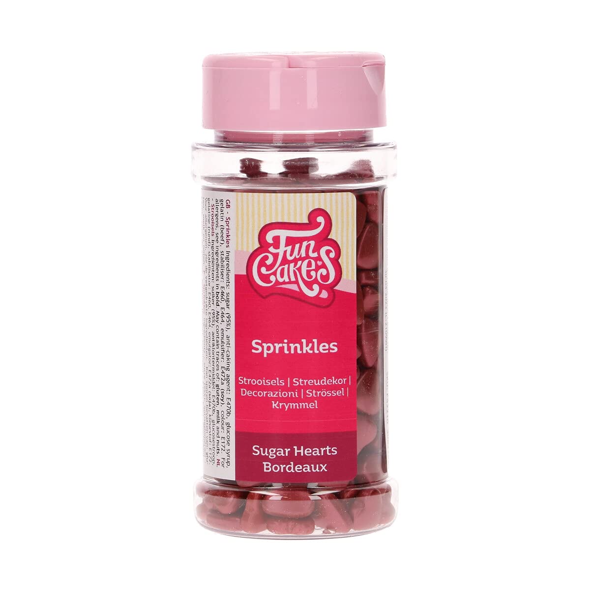 funcakes-coeurs-sucre-or-sprinkles-80-g-saint-valentin image 3