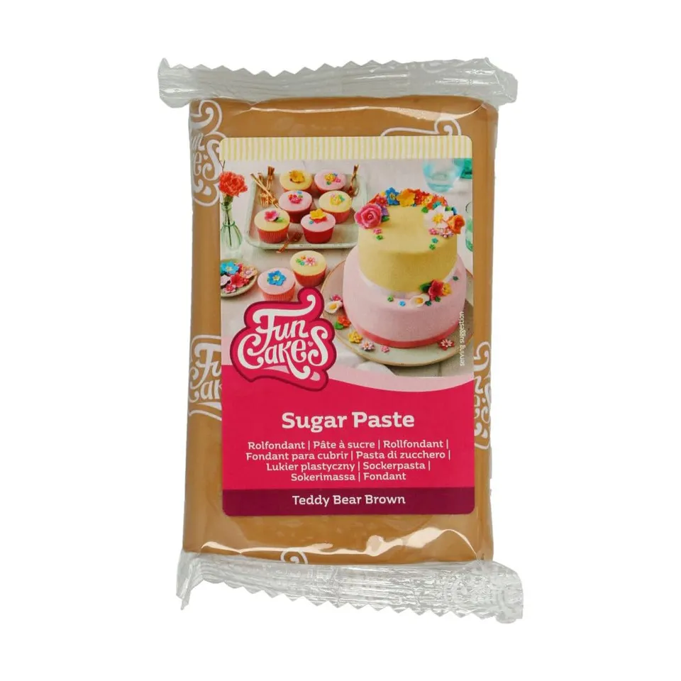 funcakes-p-te-sucre-teddy-bear-brown-250-g-go-t-vanille image 1
