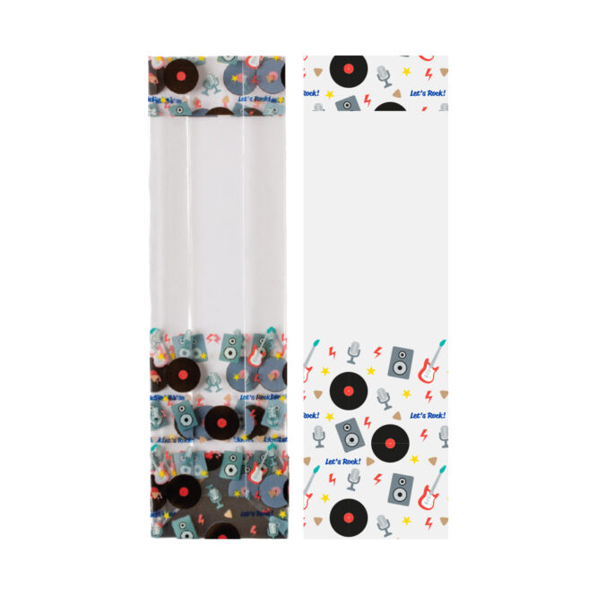 decora-let-s-rock-sachet-plastique-fond-rigide-lot-10 image 1